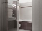 Ванная комната в квартире-студии на Достоевского 